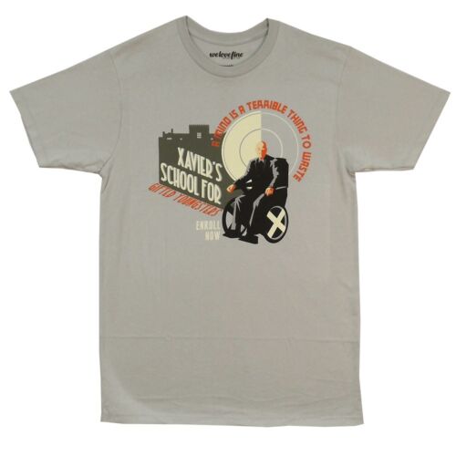 X - Men Xavier School Promo Poster Marvel Comics Adult T-Shirt - Fundom
