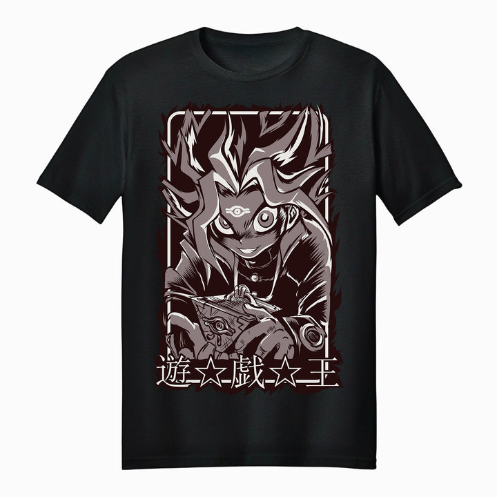 Yu - Gi - Oh! Dark Pharaoh Yami Yugi Monochrome Adult Unisex Tee - Fundom