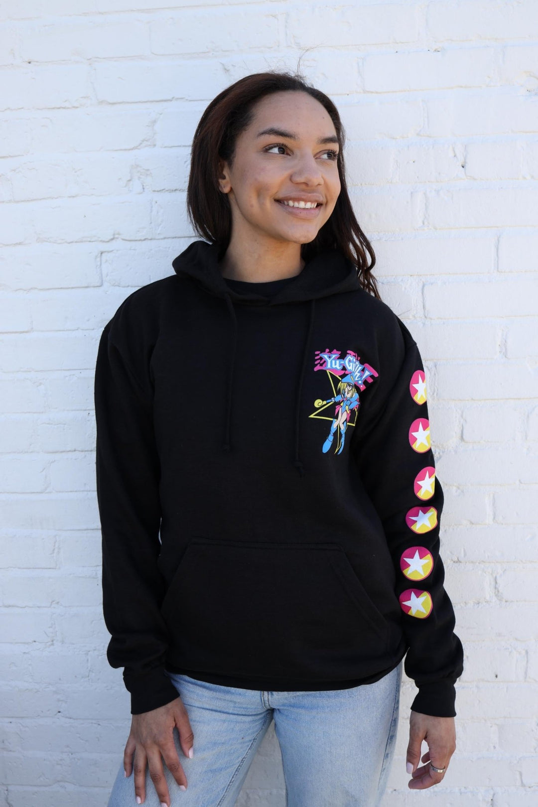 Yu - Gi - Oh! Duel Dark Magician Girl Licensed Adult Hoodie - Fundom
