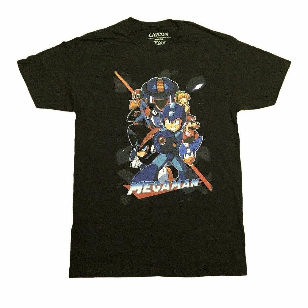 Megaman Mega Man Team Up Capcom Adult T-Shirt