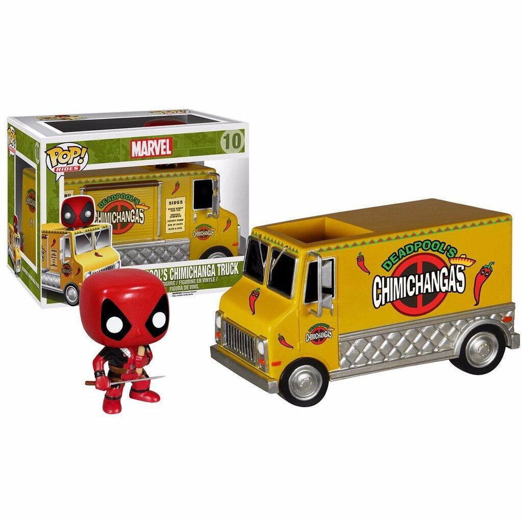 Funko Pop! Rides Deadpool Chimichanga Truck Vinyl Figure – Fundom