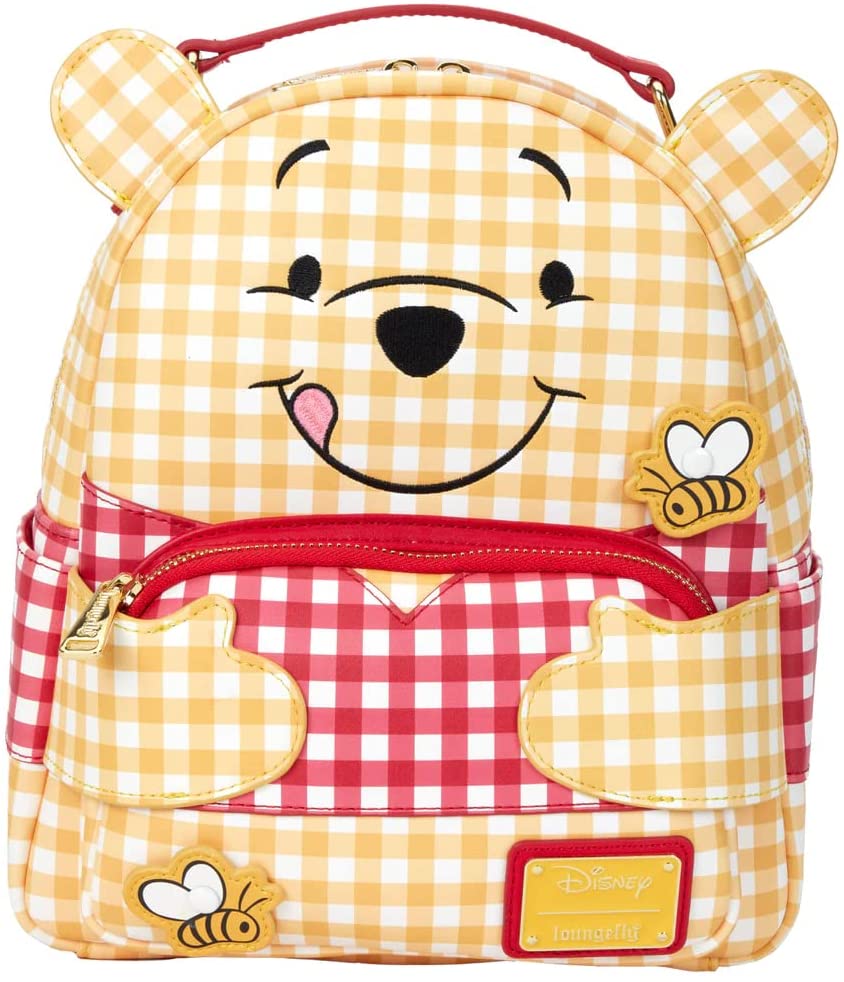Loungefly Disney Winnie the Pooh Gingham Mini Backpack