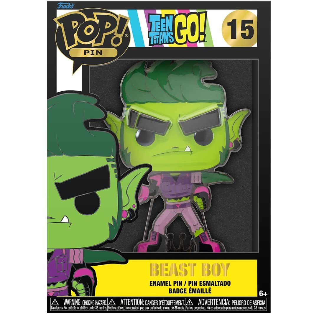 Funko Pop! Sized Pin DC: Teen Titans - Beast Boy – Fundom