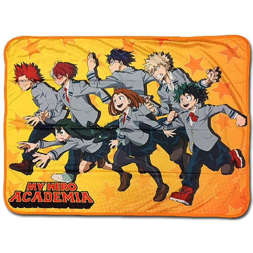 My Hero Academia Group Run Sublimation Throw Blanket 48in. x 60in.