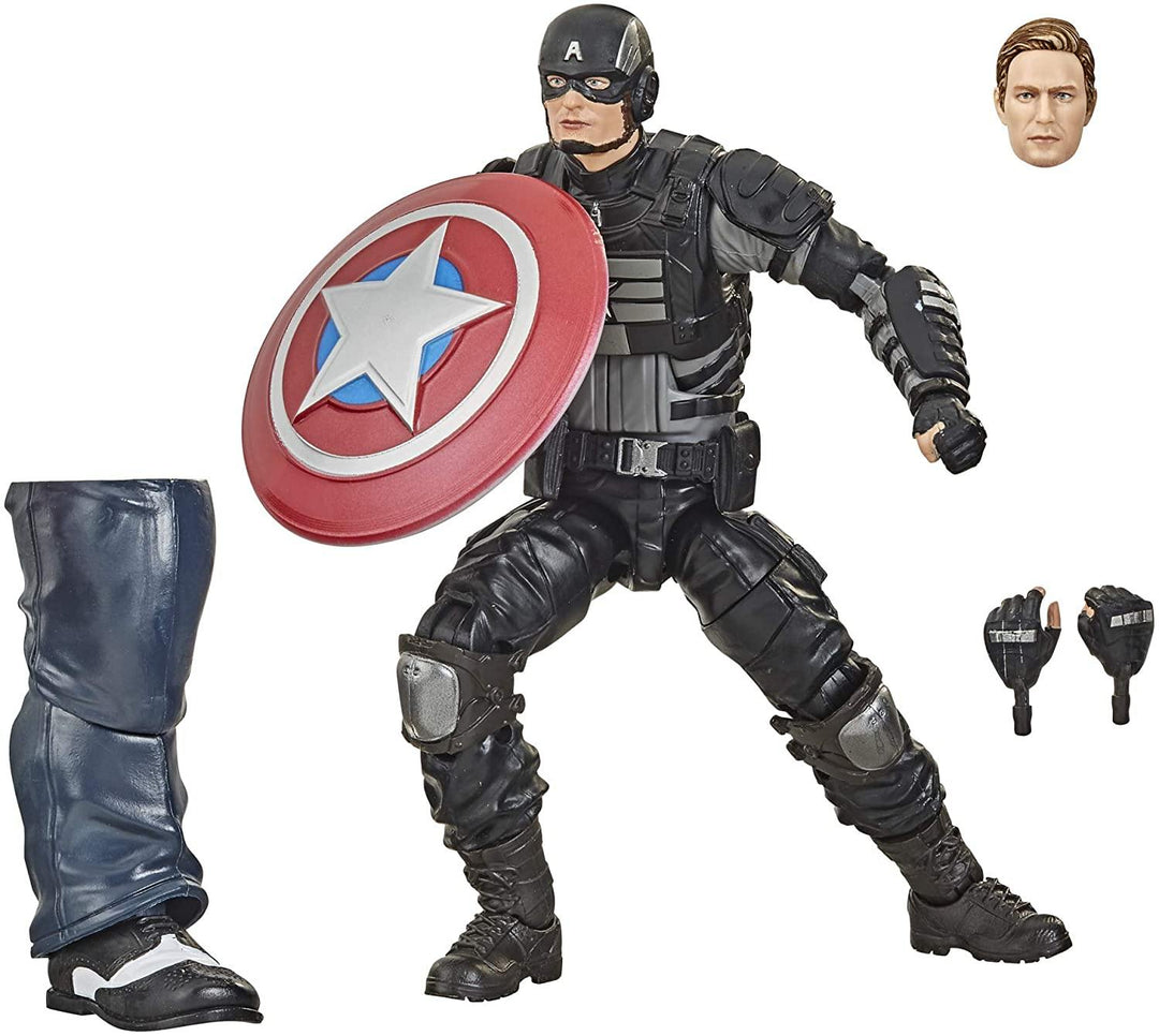 Hasbro Marvel Legends Series Gamerverse Stealth Captain America Action Figure