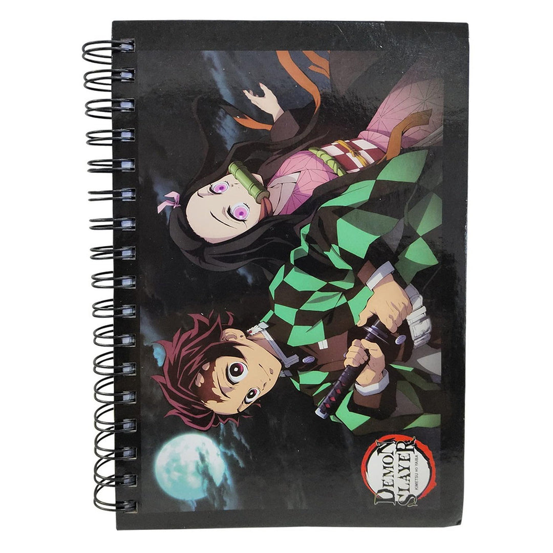 Demon Slayer Tanjiro & Nezuko Anime Spiral Notebook