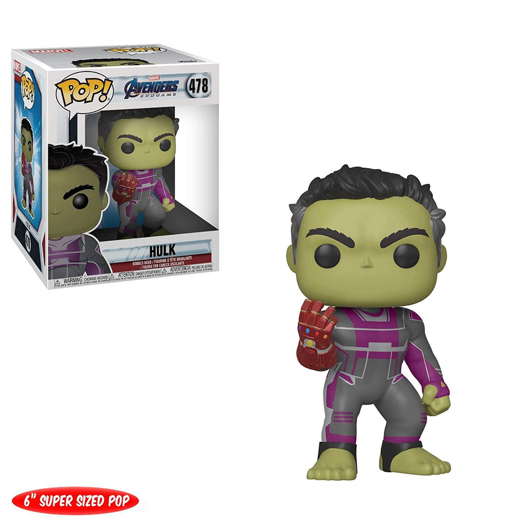 Funko Pop Marvel Avengers Endgame - 6' Hulk with Gauntlet Vinyl Figure