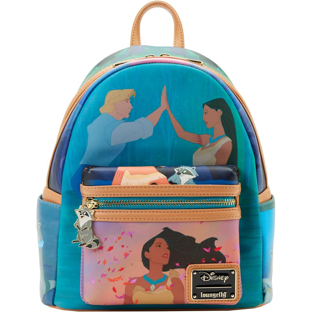 Loungefly Disney Pocahontas Princess Scene Mini Backpack Bag Purse