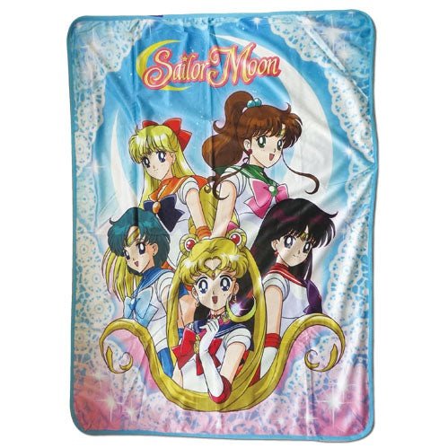 Sailor Moon - Sailor Moon Group 2 Sublimation Throw Blanket 46in By 60in