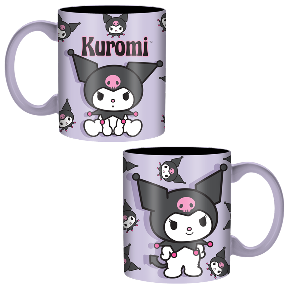 Kuromi Face Sculpted Mug