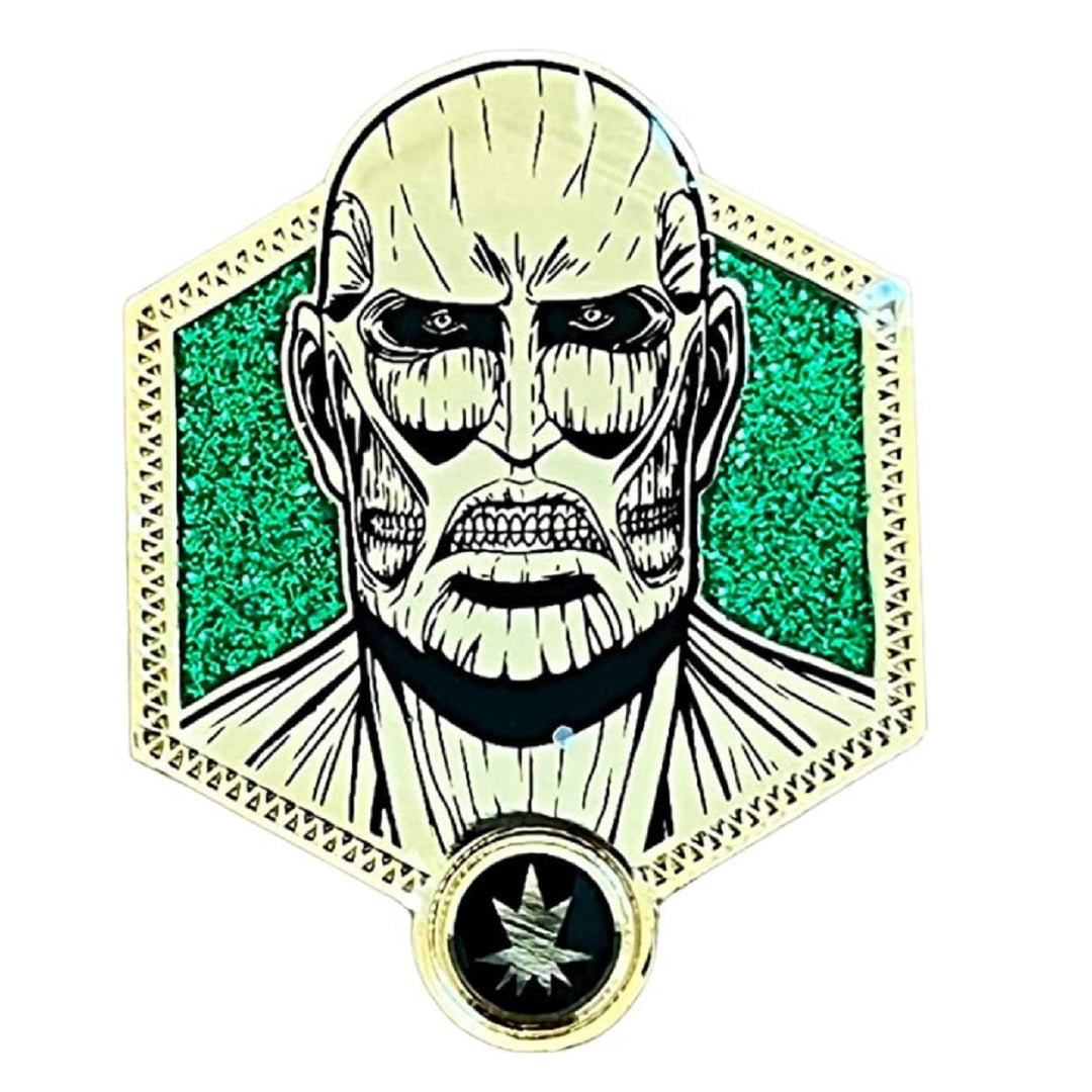 Attack on Titan Golden Colossal Titan Collectible Enamel Pin