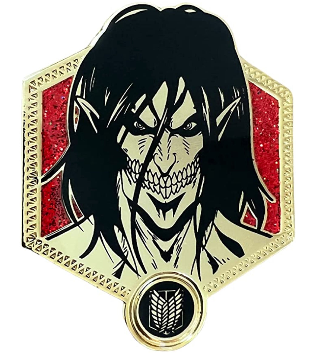 Attack on Titan Final Season Golden Attack Titan Anime Enamel Pin