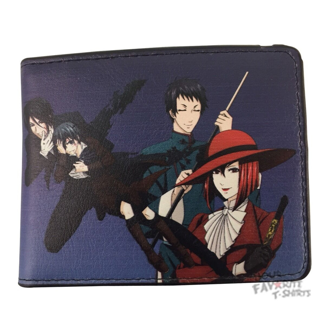 Black Butler Group Pose Purple Fade Anime Adult Bi - Fold Wallet - Fundom