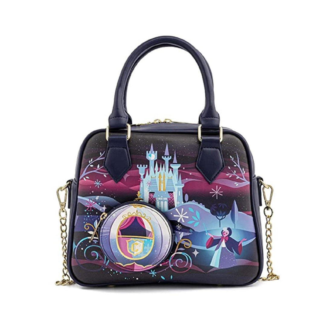 Loungefly Disney Cinderella Castle Series Chain Strap Crossbody Bag
