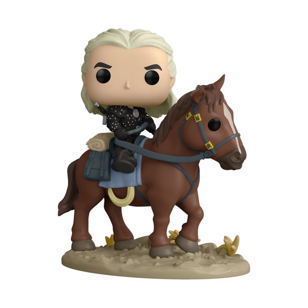 Funko Pop! Ride Deluxe: Witcher - Geralt And Roach Exclusive Vinyl Figure