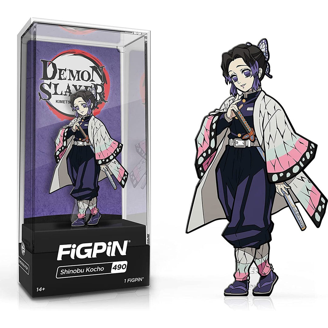 FIGPIN Demon Slayer Shinobu Kocho #490 Enaml Pin - Fundom