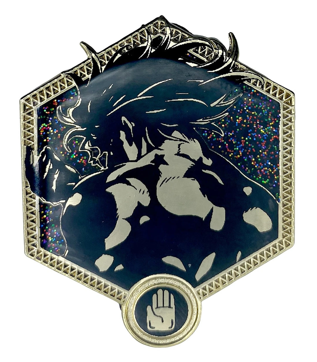 JoJo's Bizarre Adventure Shadowed DIO Golden Series Enamel Pin