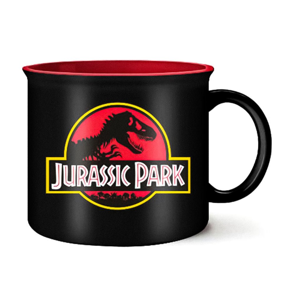 Jurassic Park Logo 20oz Ceramic Camper Mug - Fundom