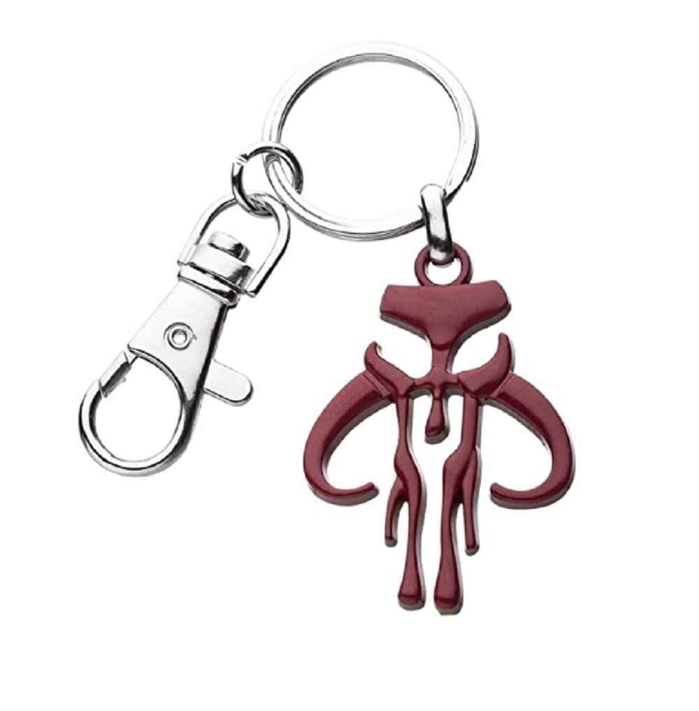 Star Wars Boba Fett Mandalorian Symbol Stainless Steel Key Chain