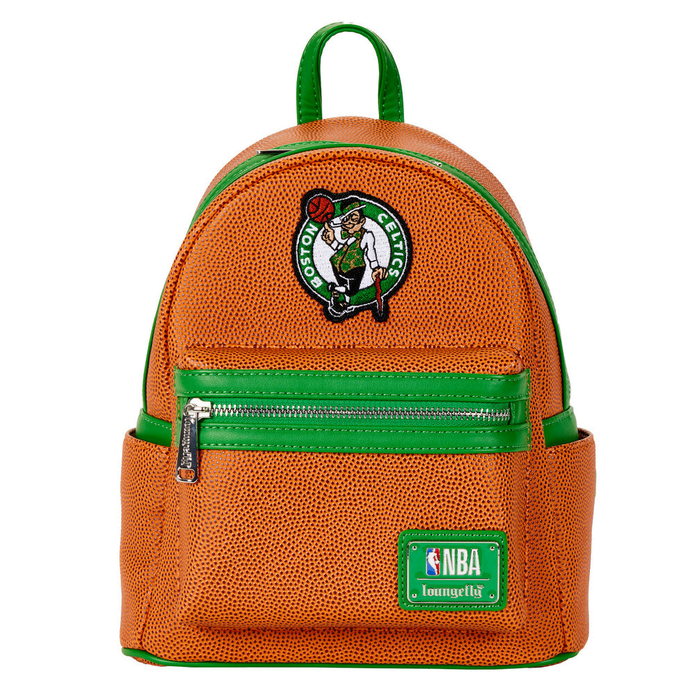 Loungefly NBA Boston Celtics Basketball Logo Mini Backpack