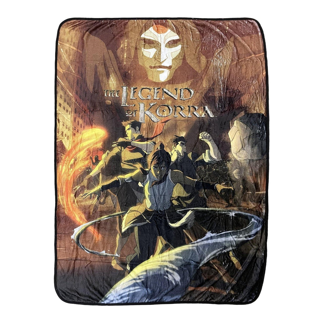 The Legend Of Korra Poster Fleece Throw Blanket