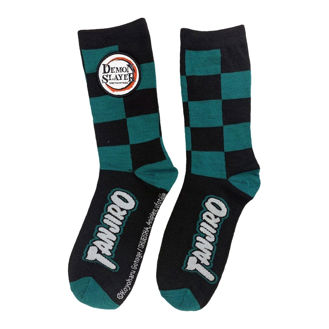 Demon Slayer Tanjiro Character Pattern Anime Crew Socks
