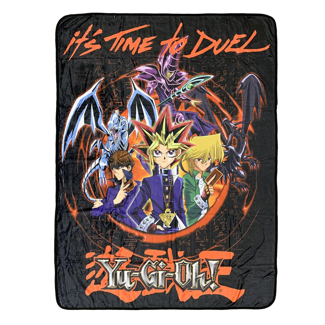 Yu-Gi-Oh! Group Fleece Throw Blanket 45in. By 60in.