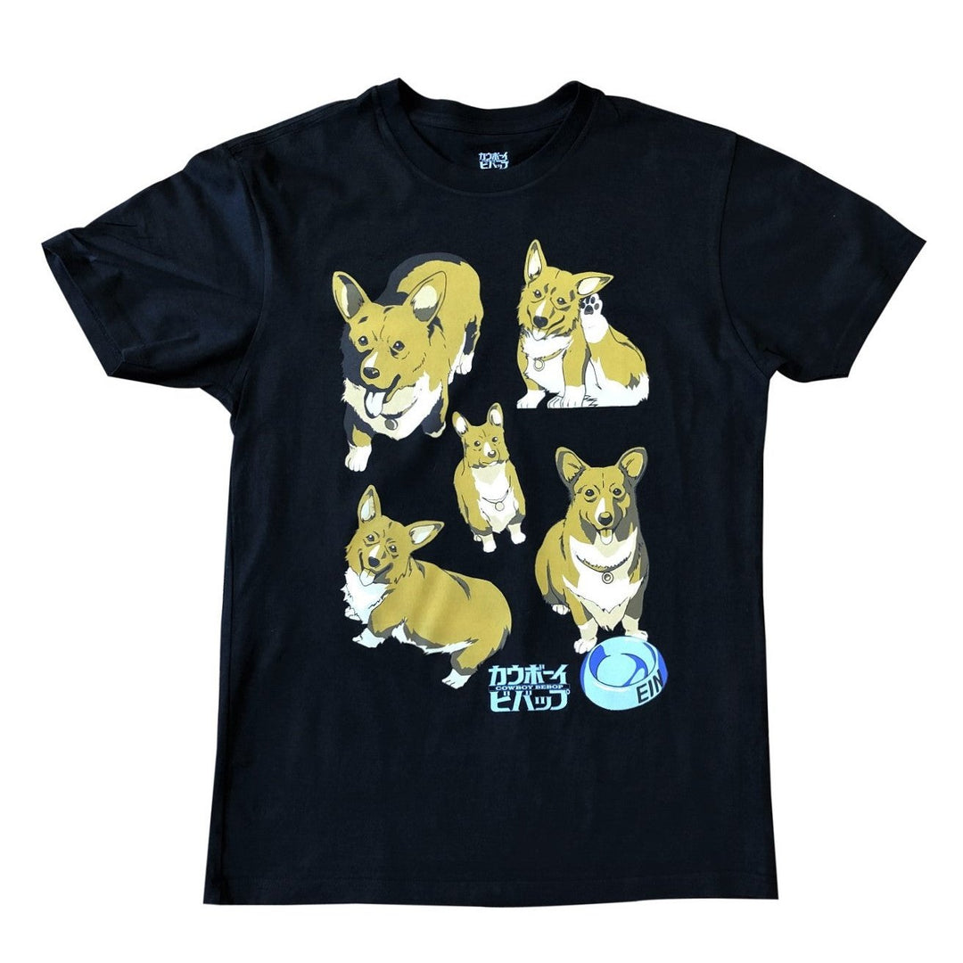 Cowboy Bebop Ein The Corgi Adult T Shirt
