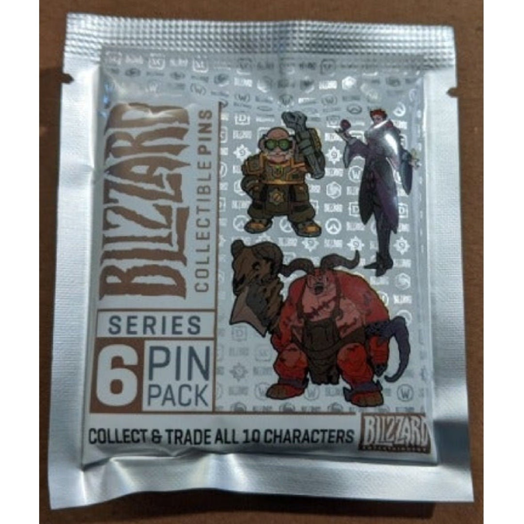 Blizzard Collectible Pins Series 6 - Overwatch WoW Diablo One Sealed bag