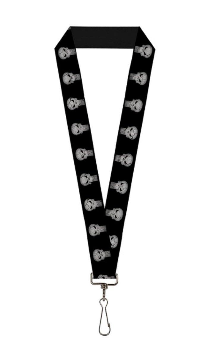 Marvel Punisher Skull Logo Lanyard Neck Strap Id Holder