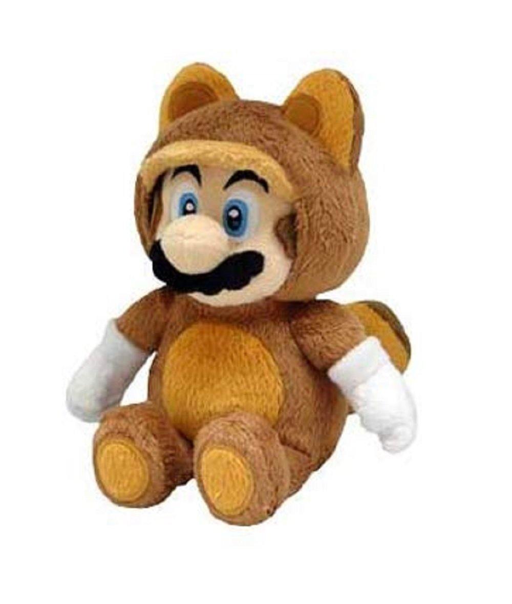 Little Buddy Official Super Mario Plush Raccoon Tanooki Mario, 9-Inch