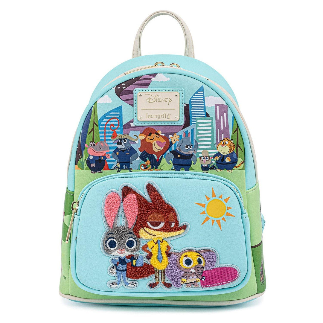 Loungefly Disney Zootopia Chibi Group Mini Backpack Bag