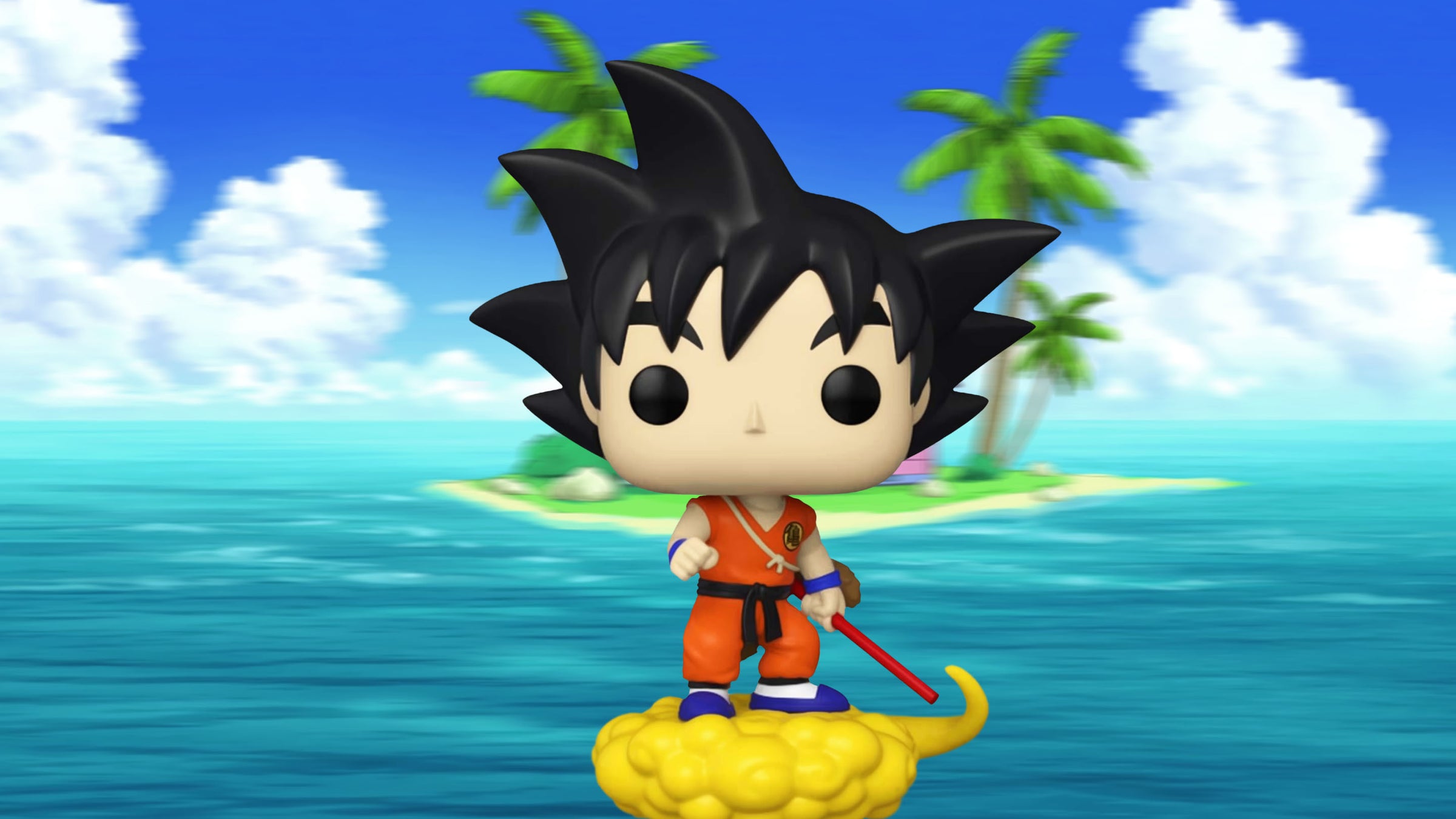 Funko Pop! Jumbo: Dragon Ball Goku and Flying Nimbus GameStop Exclusiv –  Fundom
