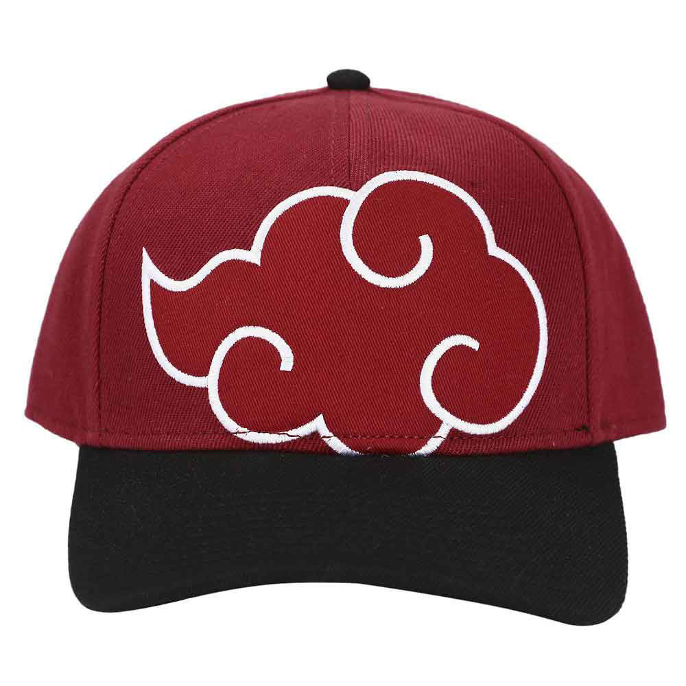 Naruto Akatsuki Cloud Pre-Curved Bill Snapback Hat