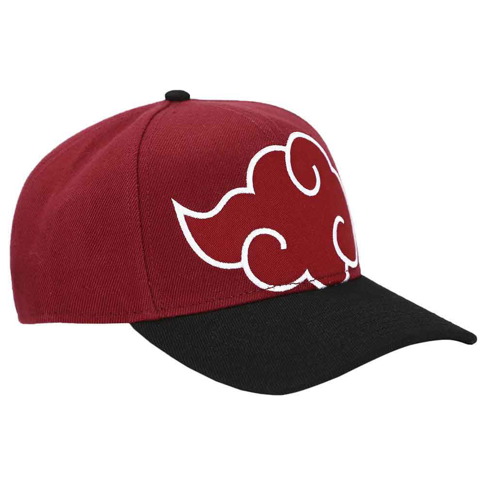 Naruto Akatsuki Cloud Pre-Curved Bill Snapback Hat
