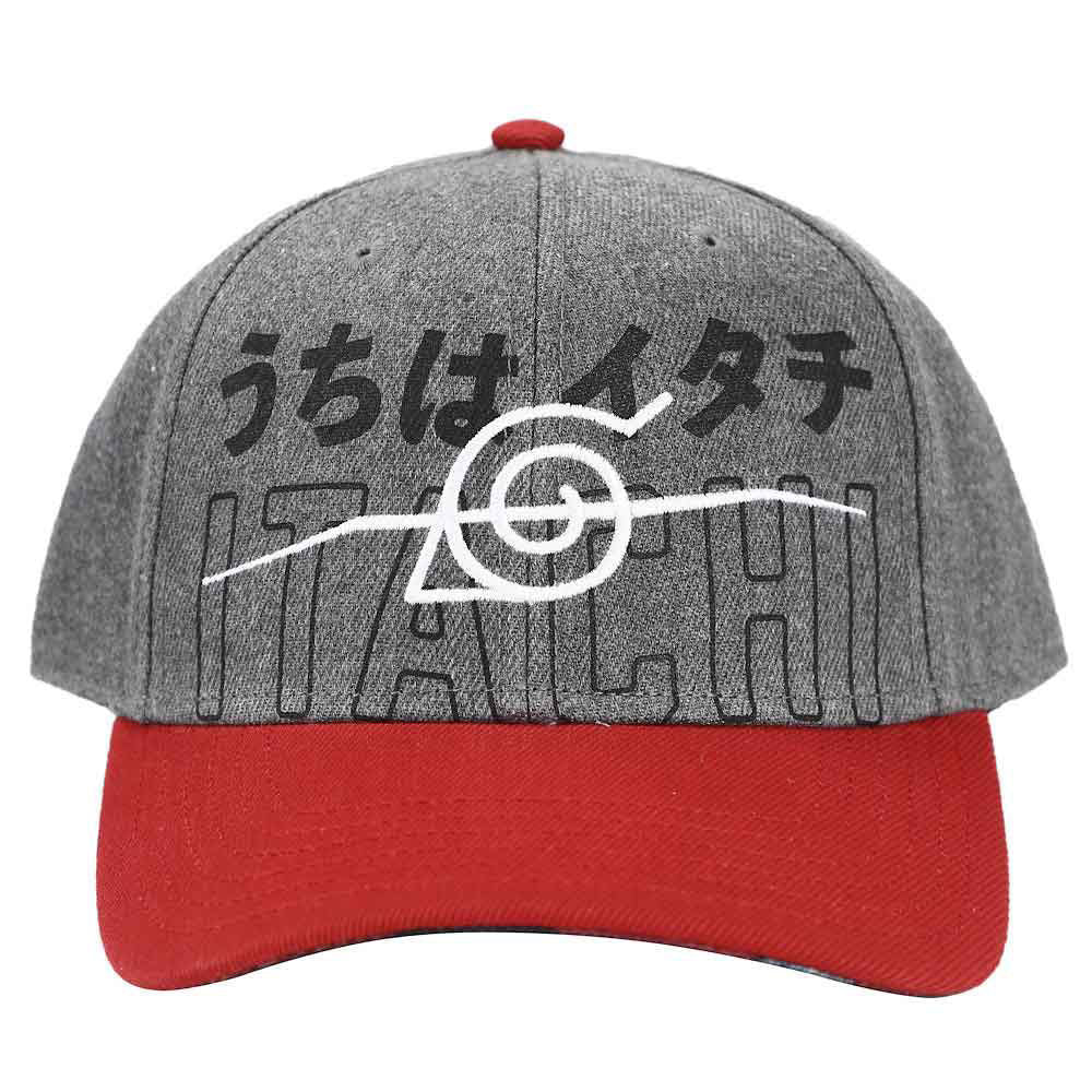 Naruto Itachi Anti Leaf Village Pre-Curved Bill Snapback Hat