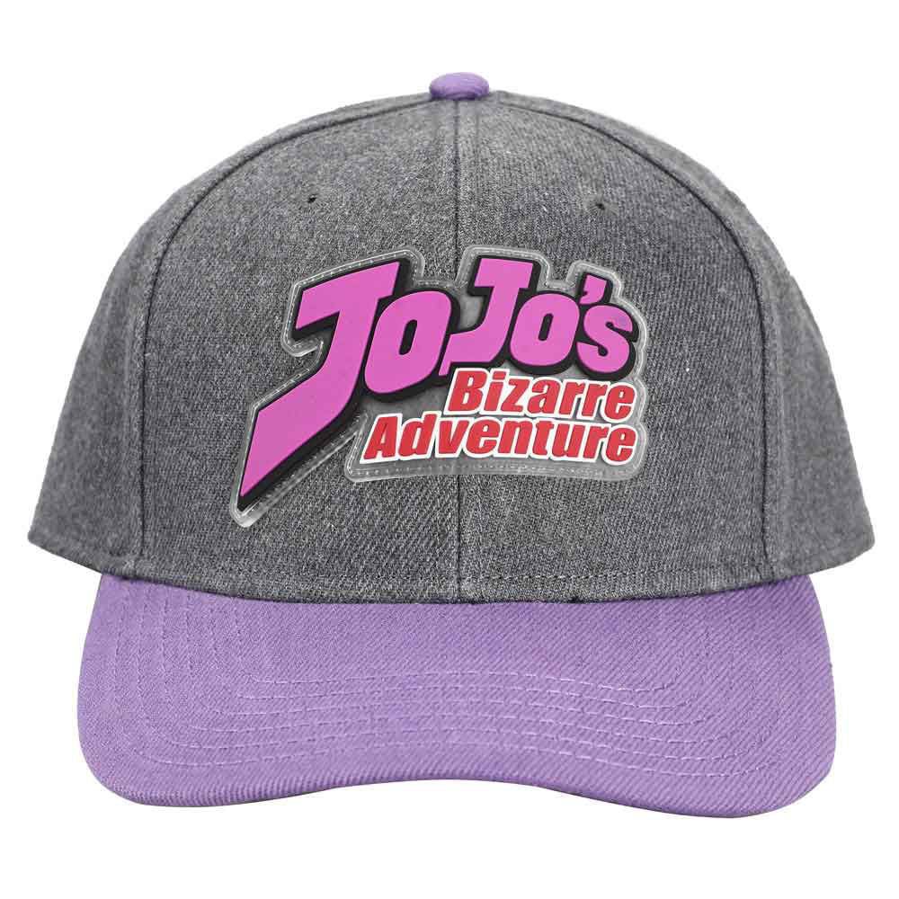 JoJo's Bizarre Adventure Logo Pre-Curved Bill Snapback Hat