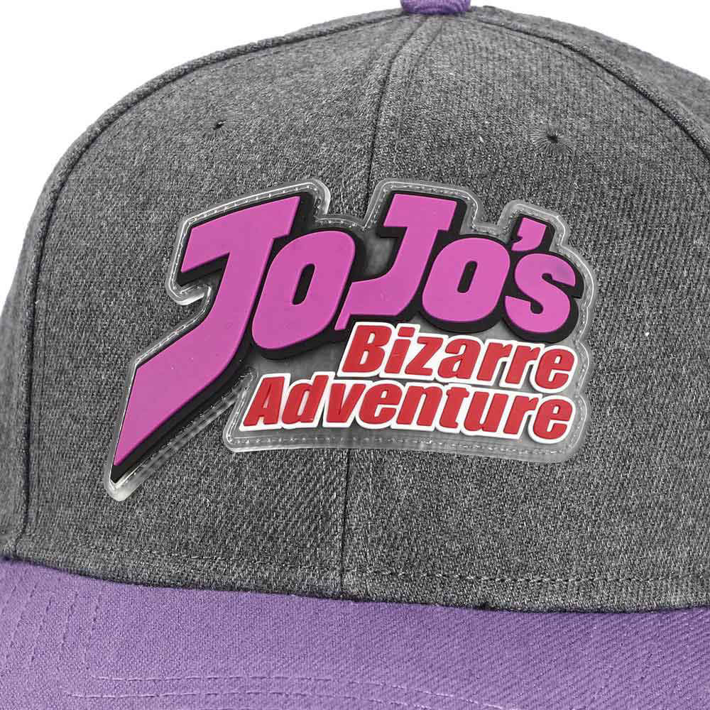 JoJo's Bizarre Adventure Logo Pre-Curved Bill Snapback Hat