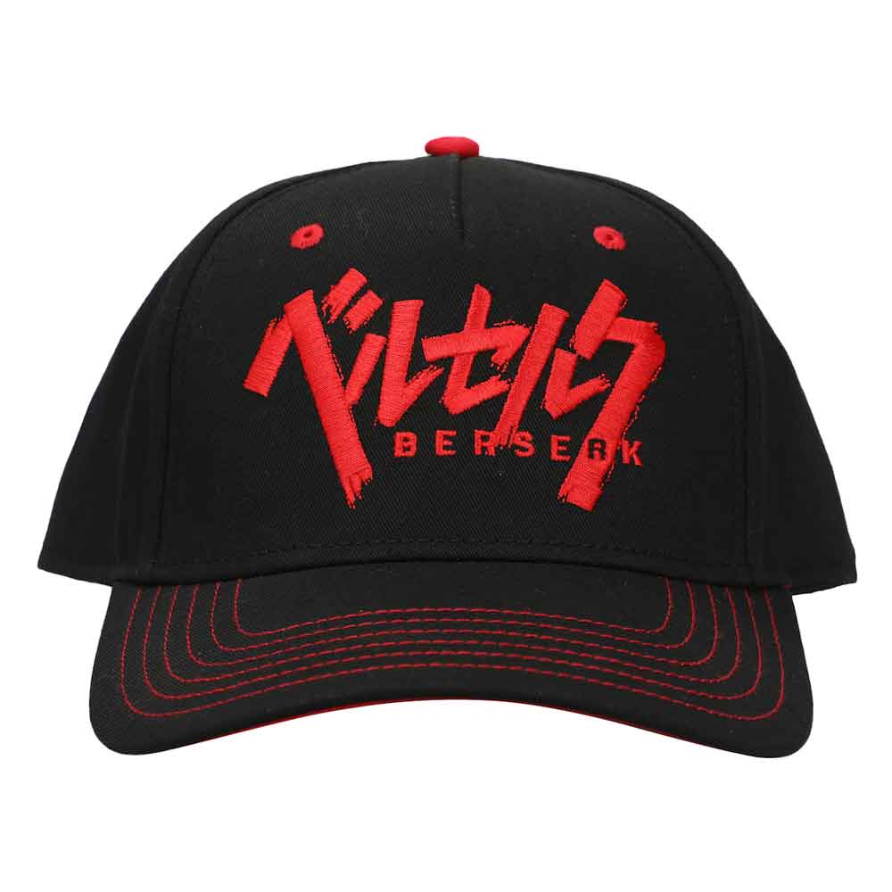 Berserk Logo Contract Stitching Pre-Curved Bill Snapback Hat
