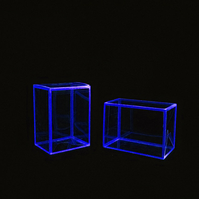 Fundom 0.5mm Purple Glow-in-the-dark Pop Protectors Sleeve Case 5-Pack - 4" Inch Pop! Vinyl Figures
