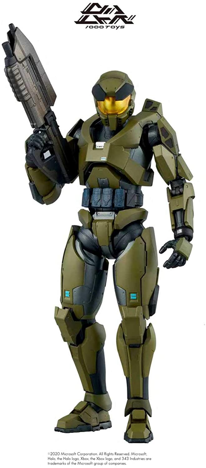1000 Toys RE:Edit Halo Master Chief Mjolnir Mark V 1:12 Scale Action Figure - Fundom