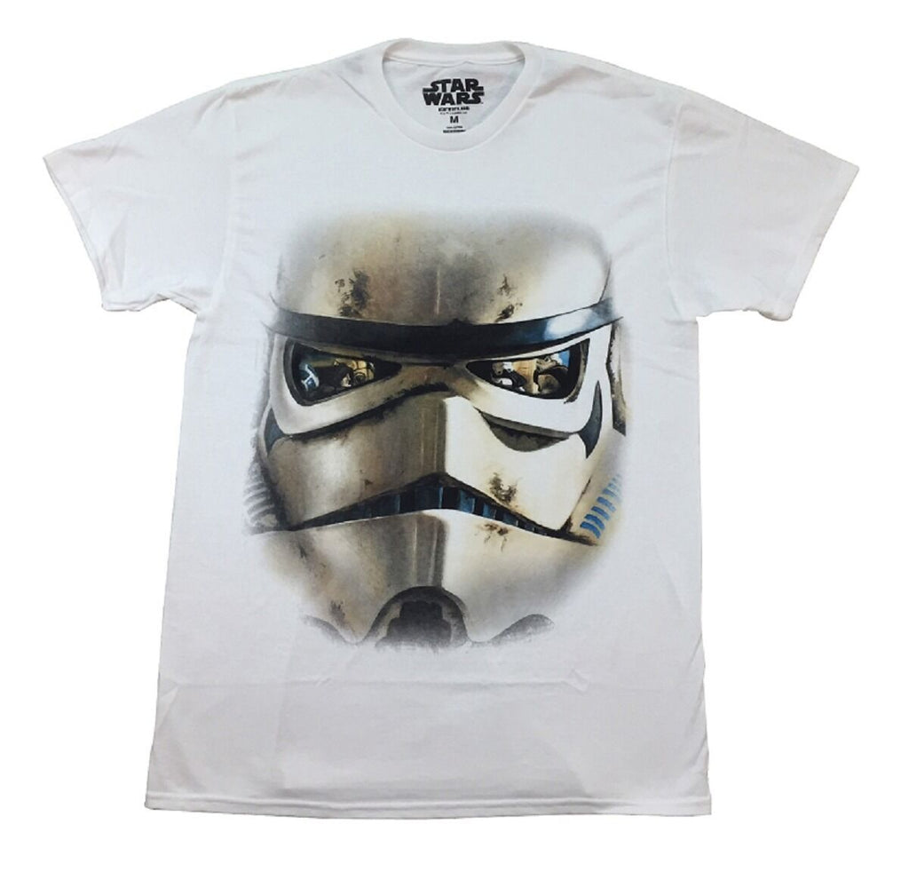 Star Wars Stormtrooper Helmet White Cotton T-Shirt