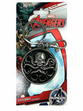 Hydra Symbol Pewter Key Ring Avengers Marvel Comics Key Chain Key Ring