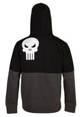 Marvel All Hail The Punisher Skull Zip Up Sweatshirt Hoodie