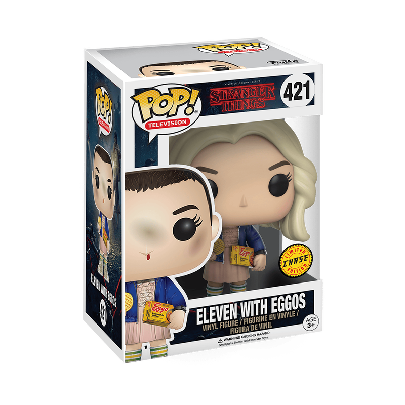 Funko Pop! Television: Stranger Things - Eleven In Wig With Eggos Chase