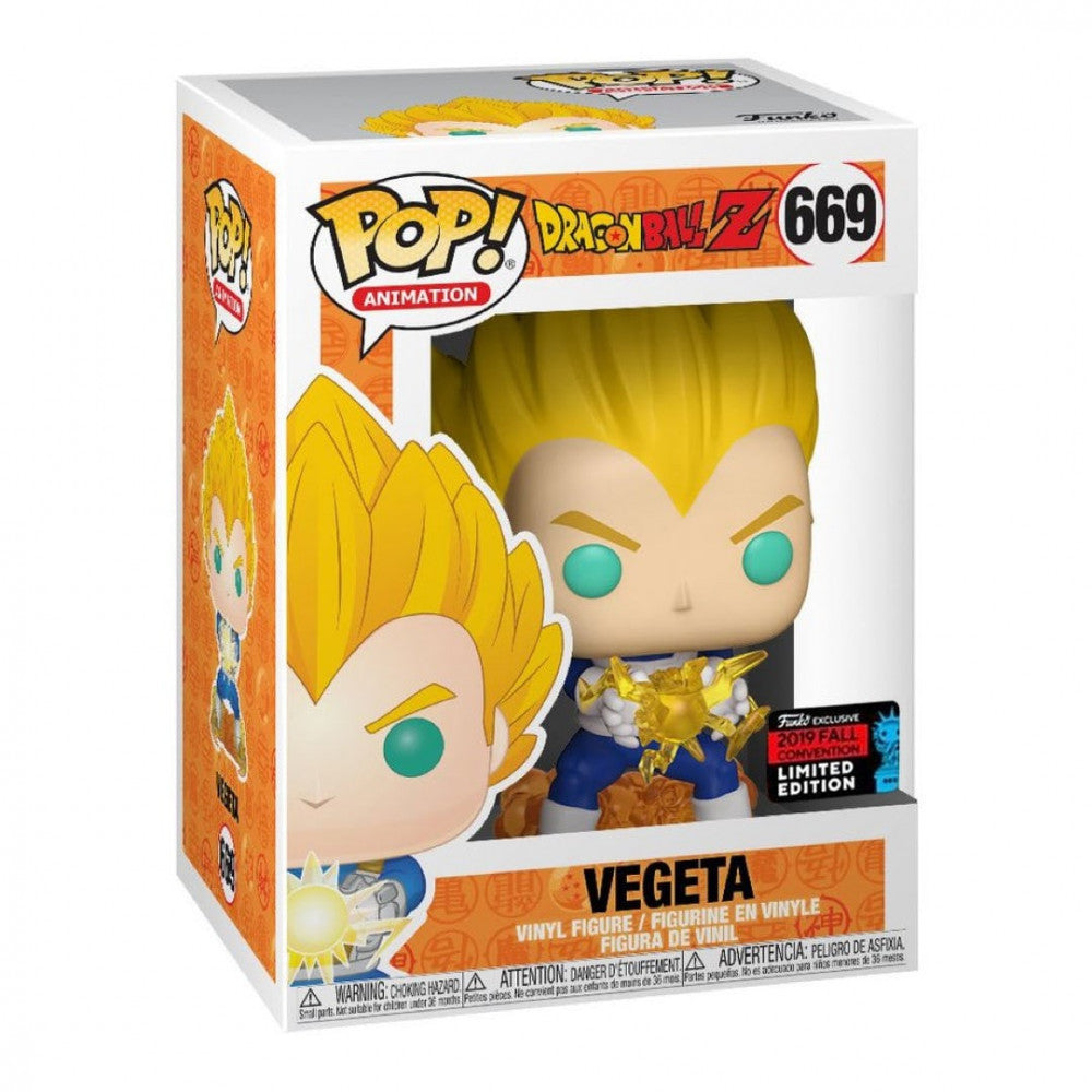 Funko Pop! Animation: Dragon Ball Z - Vegeta Final Flash #669 2019 Fall Convention Exclusive