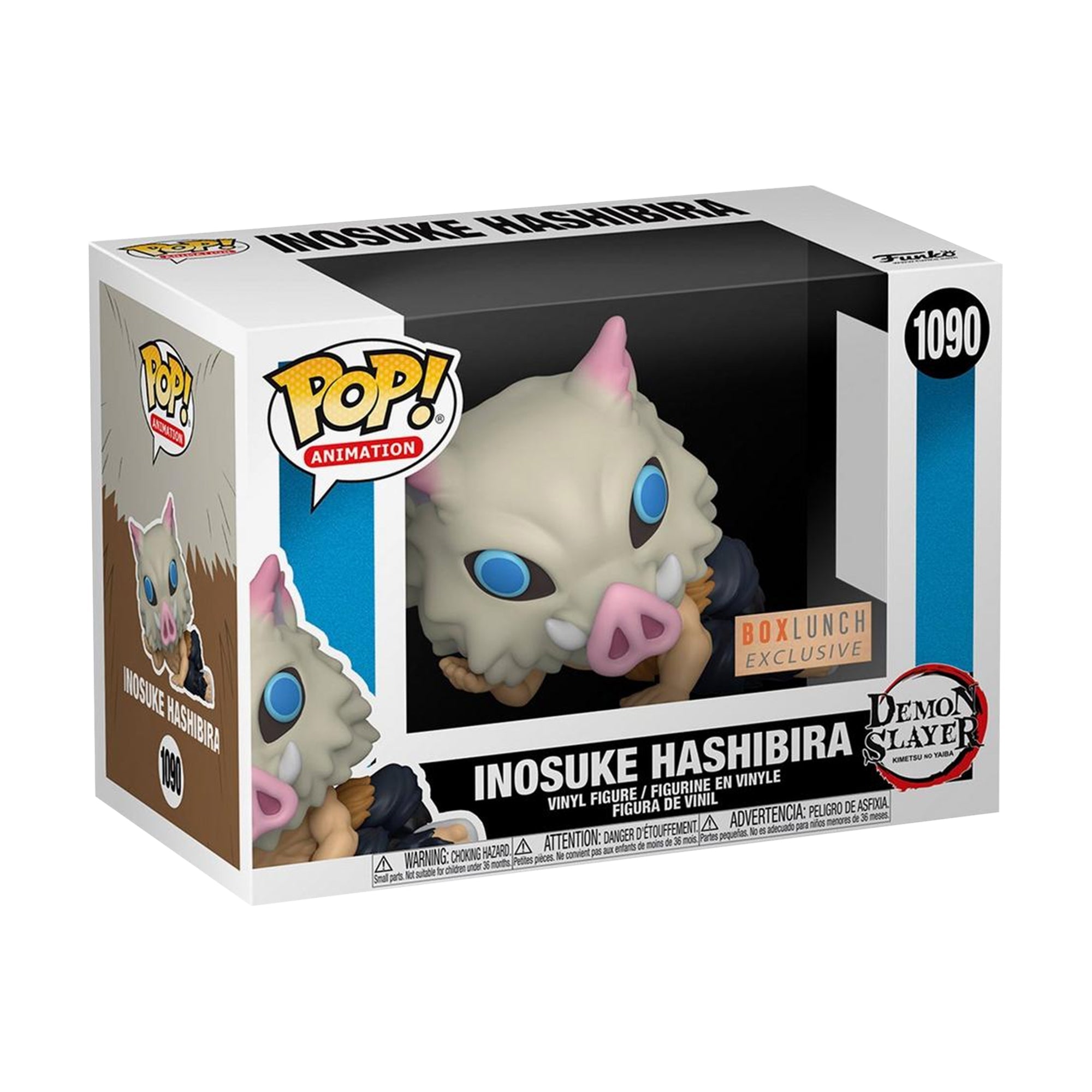 Funko Pop! Demon Slayer Kimetsu no Yaiba - Inosuke Hashibira Lounging in Mask BoxLunch Exclusive