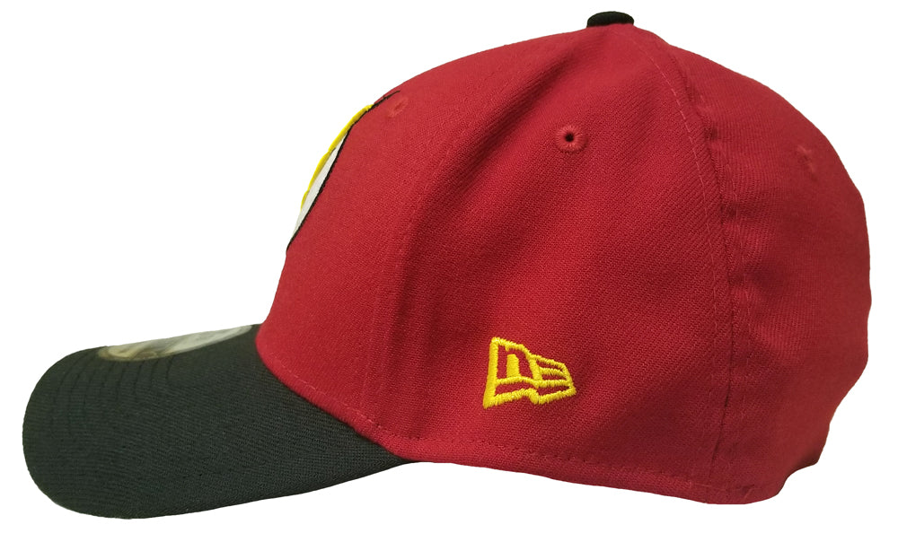 The Flash Red Gold Symbol 39Thirty New Era Fitted Hat - Medium/Large