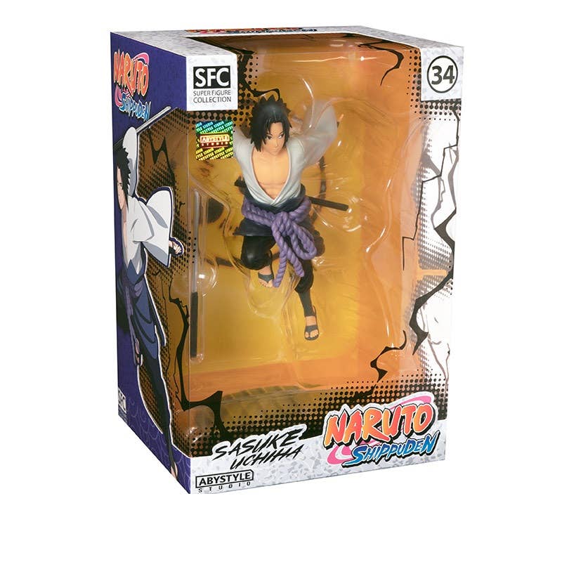 Naruto Shippuden Sasuke Uchiha SFC Collectible PVC 6.7" Tall