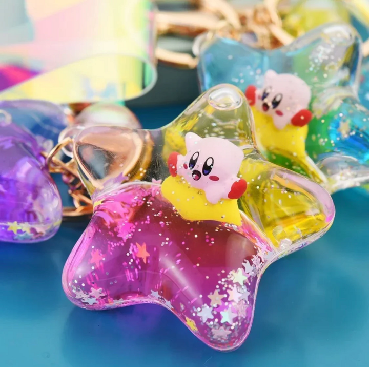 Tsunameez Kirby 30th Anniversary Water Keychain - 1 Random